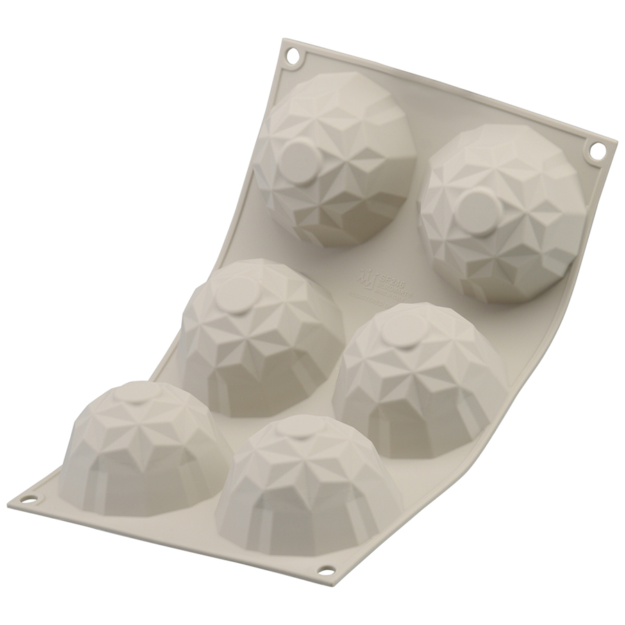 26.246.13.0065 Форма для приготовления пирожных mini gemma 18 х 34 см силиконовая Silikomart  - Вид №4