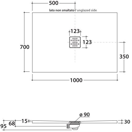 Ceramica Globo Поддон керамический прямоугольный Docciatre sun-id-1348815 - Вид №11