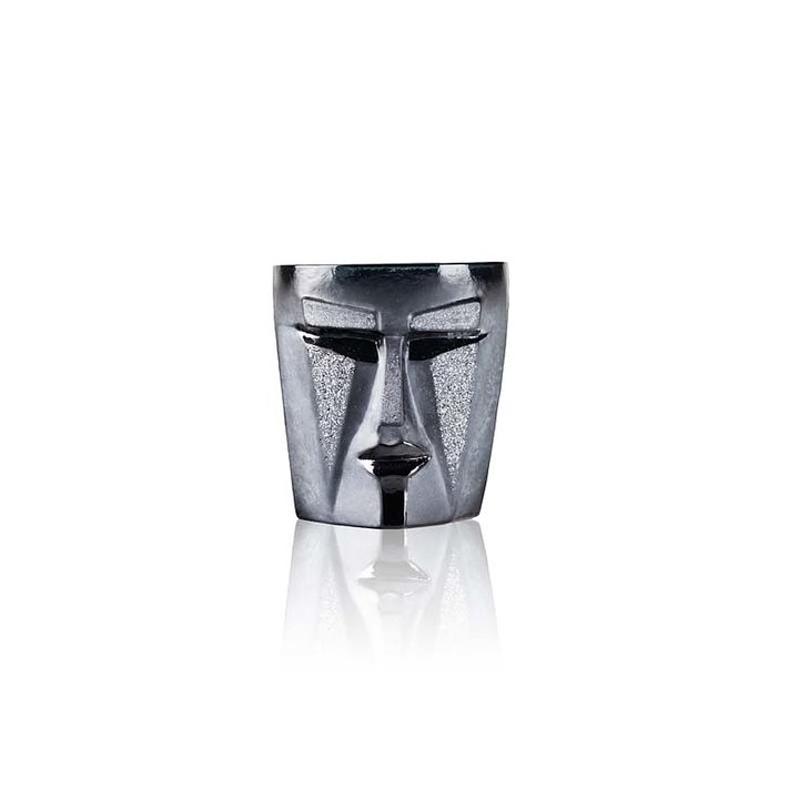 42022 Стакан для виски из чёрного хрусталя "Кубик", Объём 280 мл., Высота – 85 мм. Maleras 