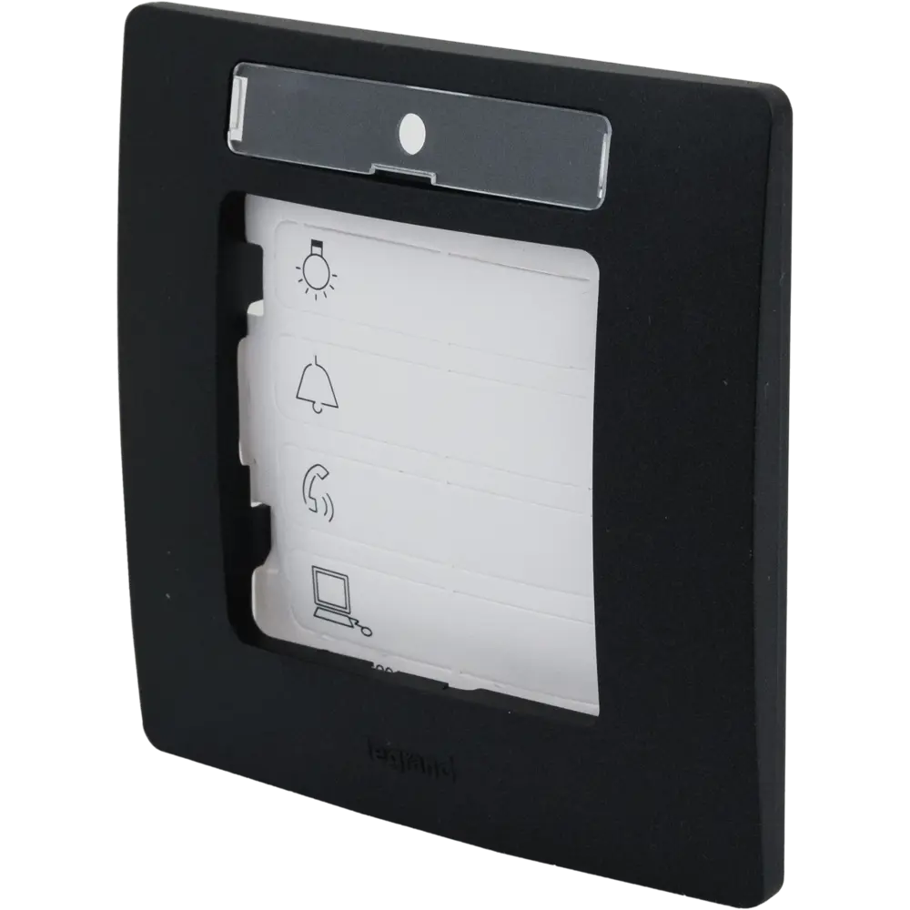 Рамка для розеток и выключателей Legrand Etika 1 пост, цвет антрацит STLM-2093910 - Вид №1