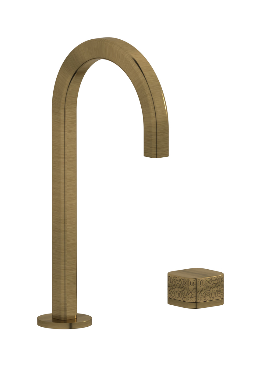 Смеситель для раковины на 2 отверстия WE ARE IB eo394mb_4 Modern Bronze Elio