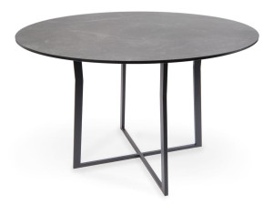 Круглый ламинированный садовый стол