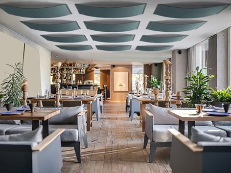 Термоформованная потолочная звукопоглощающая мономатериальная панель Slalom ECOrange ARCH-00002959 - Вид №1