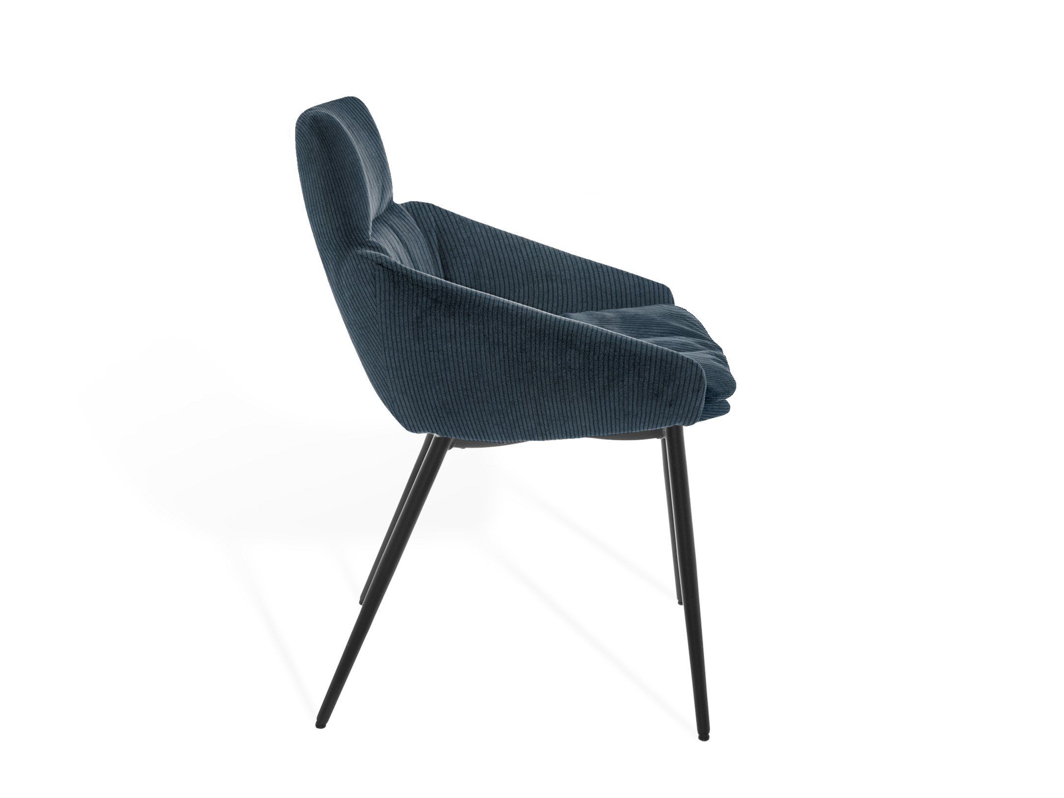 Мягкий стул с низкими подлокотниками и основанием с 4 ножками KFF Faye ARCH-00127793 - Вид №1