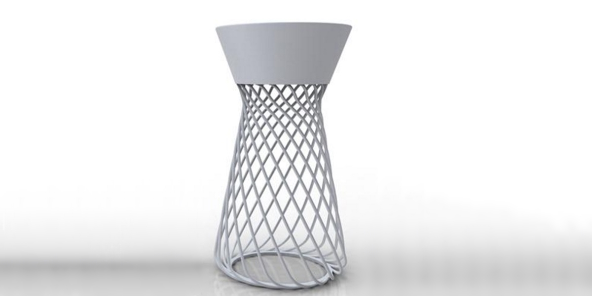 W1W3 Напольная раковина стоящая круглая Ceramica Hidra  - Вид №1