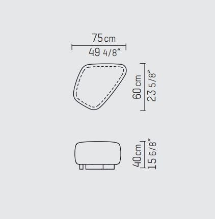 Ткань мягкий пуф Piet Boon Noor ARCH-00078964 - Вид №2