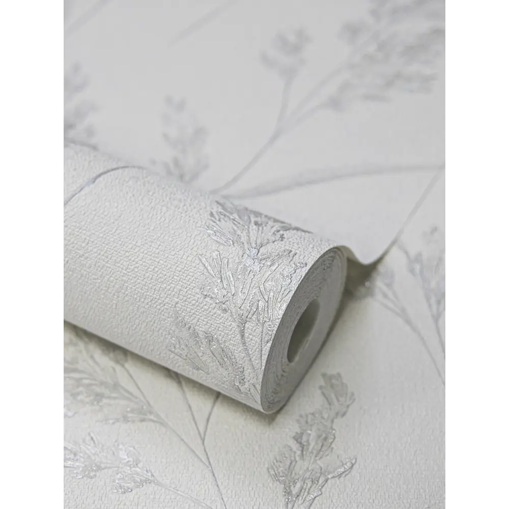 Флизелиновые обои Wallsecret Campo белые 1.06 м 89400487 STLM-1355851 - Вид №2