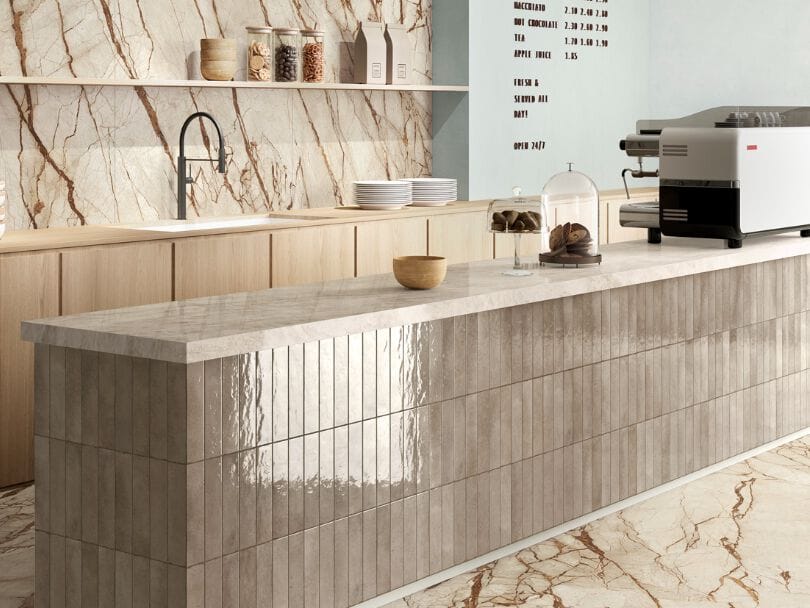 Столешница из керамогранита с мраморным эффектом CERAMICA FONDOVALLE MYTOP ARCH-00152372