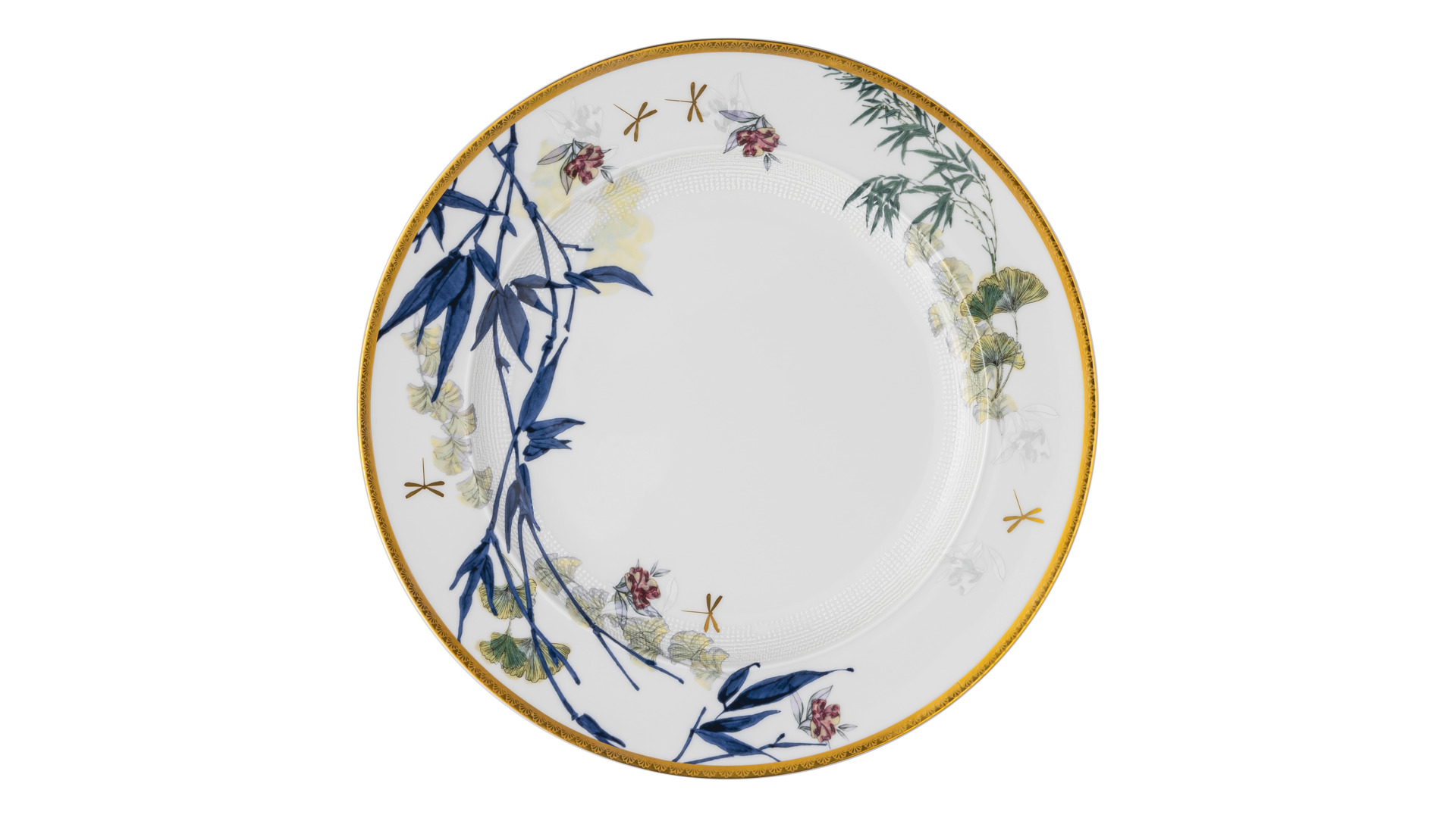 10655598 Rosenthal Набор тарелок обеденных Rosenthal Турандот 27см, фарфор, белый, золотой кант, 6 шт Фарфор  - Вид №1