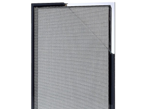 Витражная система с вставкой из проволочной сетки