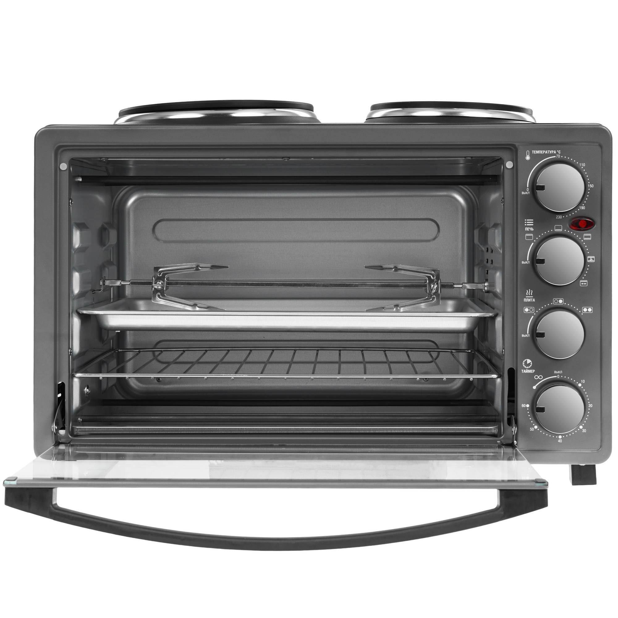 9226457 Мини-печь LUMME LU-EO1712B серый STDN-0012580 - Вид №6