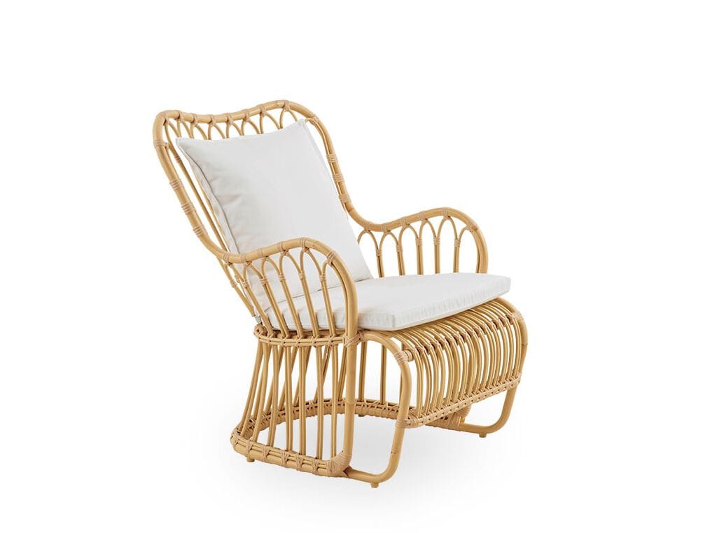 Садовое кресло из Алу-ротанга и D ArtFibre со встроенной подушкой Sika Design Exterior ARCH-00081274