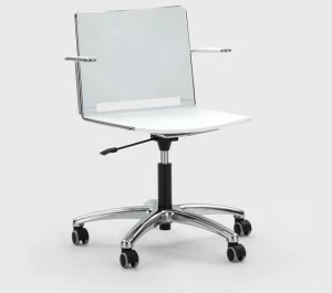 Viganò Офисное кресло из пластика с 5 спицами и подлокотниками Daisy