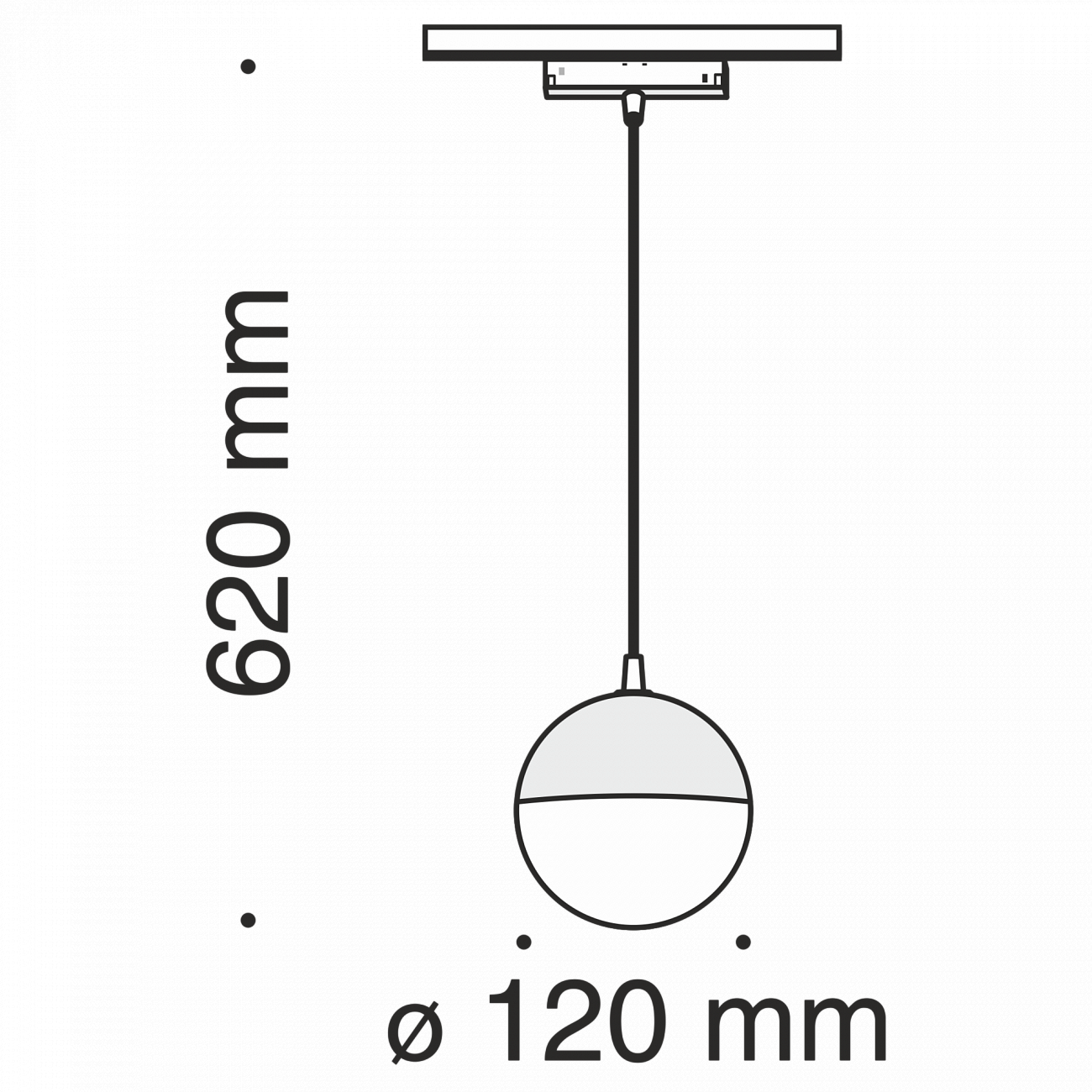 Трековый светильник черный TR018-10W4K TECHNICAL MAGNETIC TRACK SYSTEM 00-3956246 Черный  - Вид №1