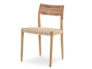 Стул из тикового дерева с открытой спинкой