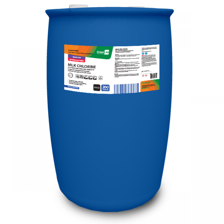 MLK-03/200 GreenLAB MLK CHLORINE, 200 л. Для мойки доильного оборудования 