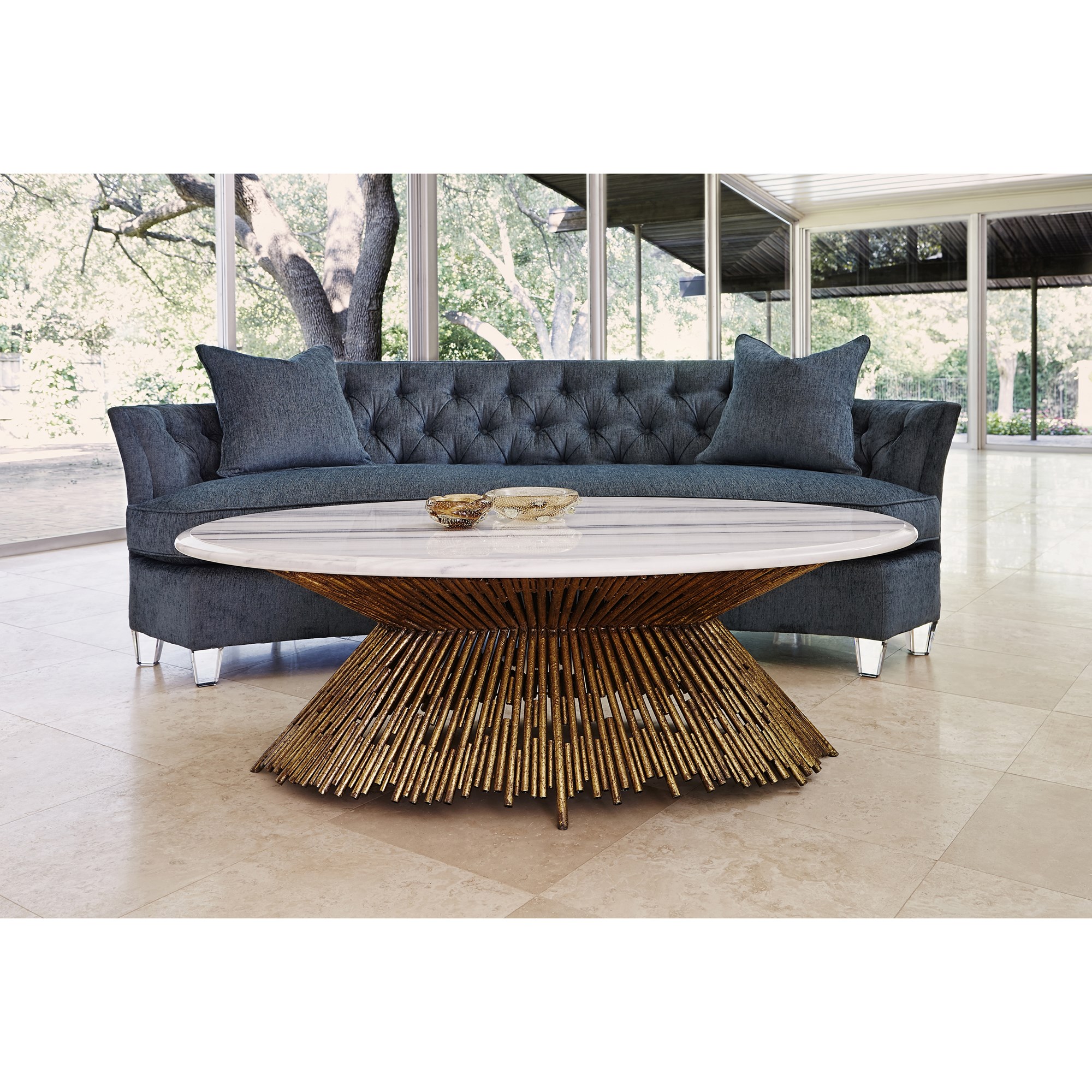 Коктейльные столы 05237-640-003 Pick Up Sticks Cocktail Table Base Ambella  - Вид №1