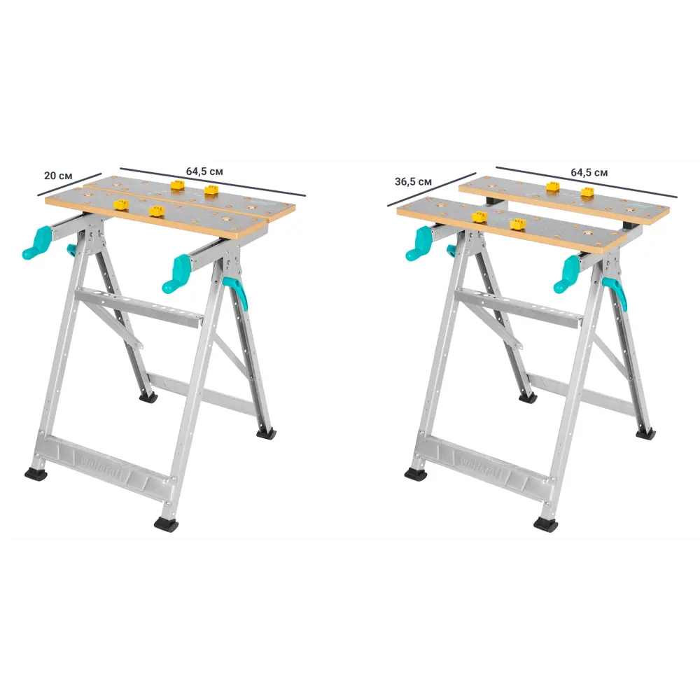 Верстак складной Wolfcraft Master 200, максимальная нагрузка 180 кг STLM-2093203 - Вид №1