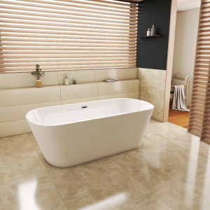 Ванна отдельностоящая GR-1502 (180x80x58) GROSSMAN