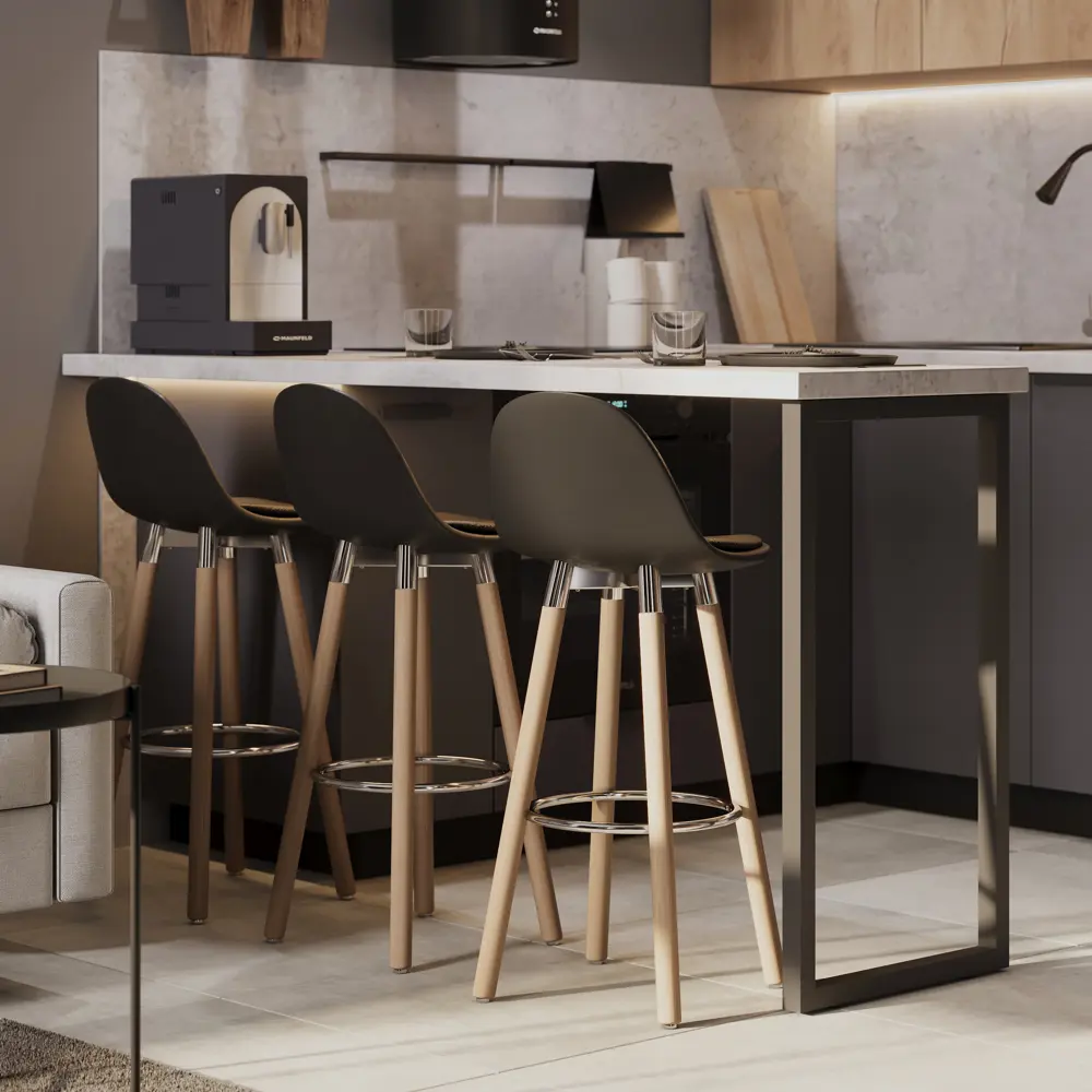 Фасад кухонного шкафа София 14.7x76.5 см KONSENSA ЛДСП цвет серый София Грей STLM-2039948 - Вид №9