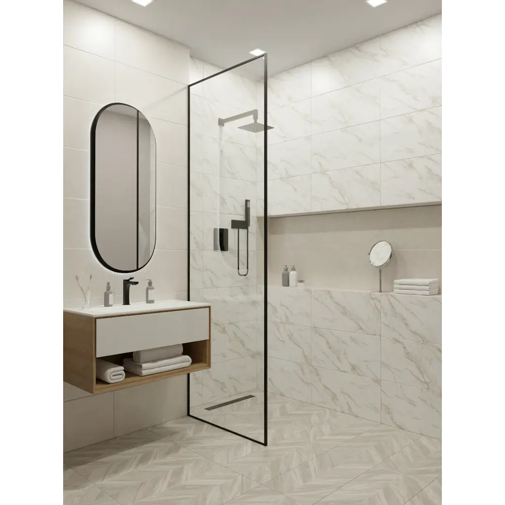 Керамогранит LB Ceramics Алесси белый матовый 30x60.3 см 89336248 STLM-0948246 - Вид №8