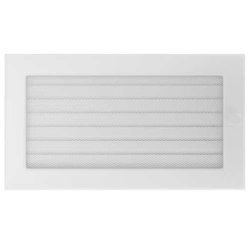Вентиляционная решетка Kratki 17х30 с жалюзи (белая) 2984 - Вид №1