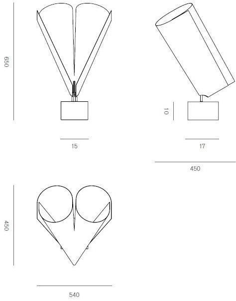 Firmamento Milano Настольная лампа из стали и дерева  Mr-003tm-wh  - Вид №4