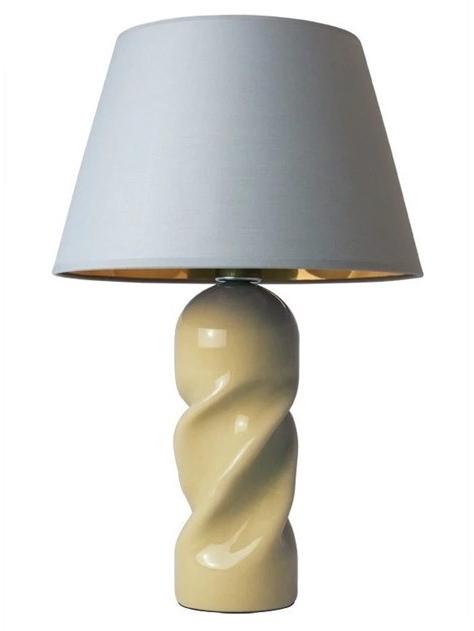 Mineheart Настольная лампа из стекла с тканевым абажуром  Lig/061  - Вид №5