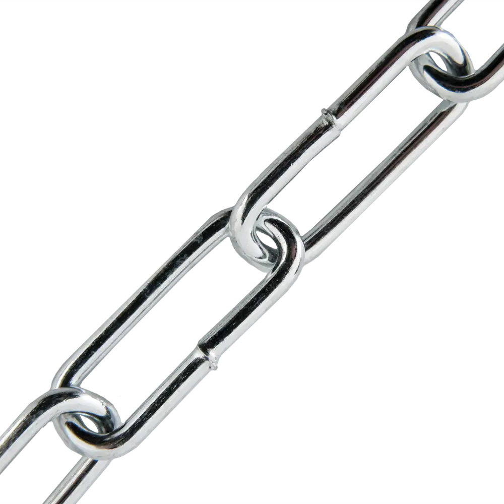 Цепь DIN 763 3 мм длинное звено 5 м сталь оцинкованная Santreyd STLM-2203078 - Вид №1