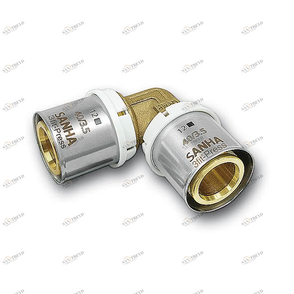 32509026 25090-3fit-Press Колено без свинца 90 ° Размер:26 SANHA 
