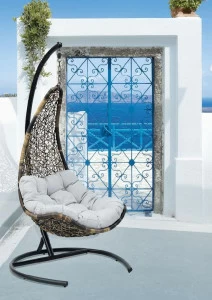 Кресло подвесное черное Wind ЭКО ДИЗАЙН FLYINGRATTAN 129638 Черный