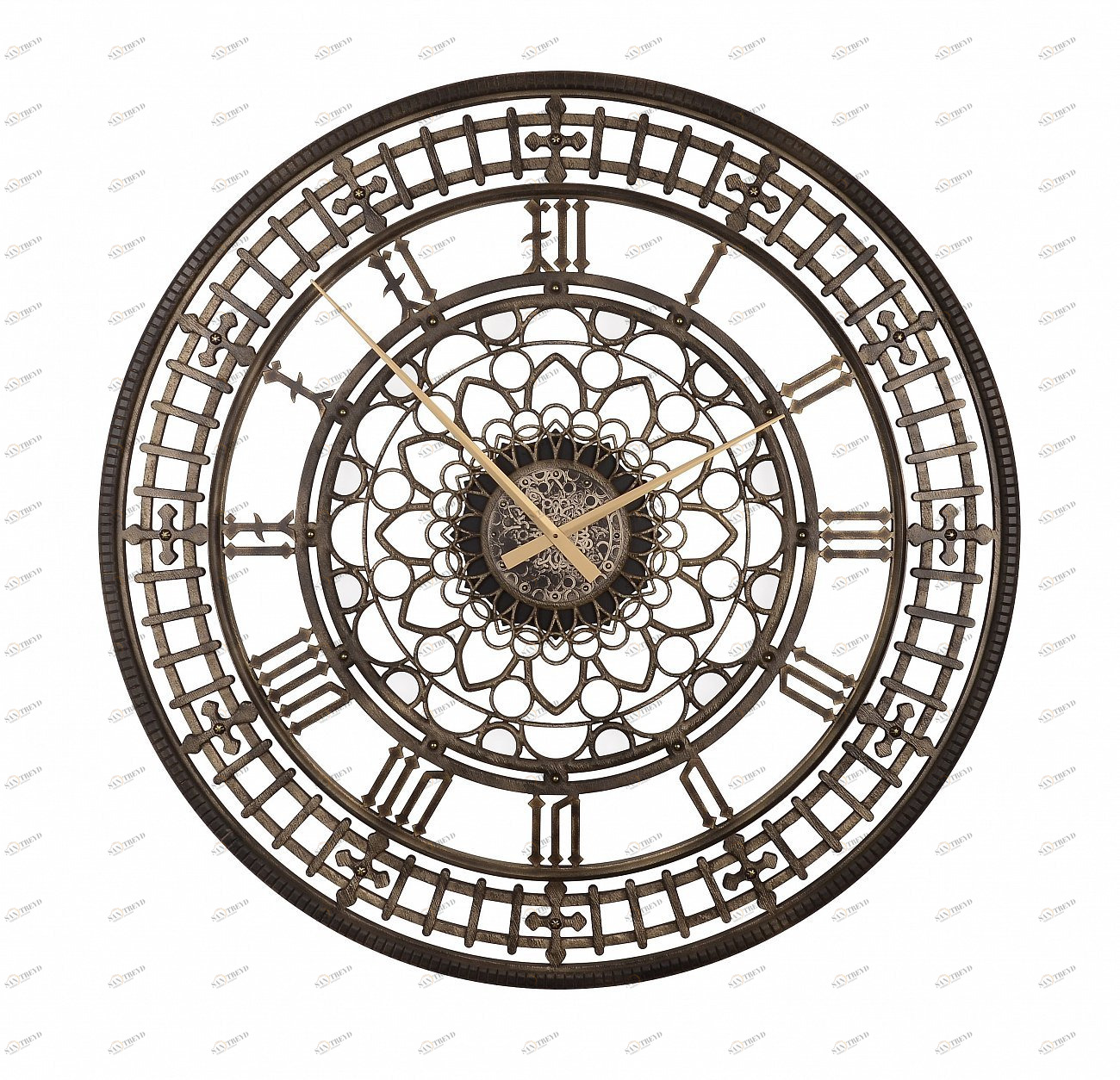 Часы настенные круглые золото Tower IN SHAPE TOWER 00-3860079 Белый