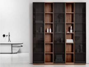 Витрина из дерева и стекла