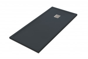 MCBATH Ares Stone Nox 160x80 прямоугольный антрацитовый