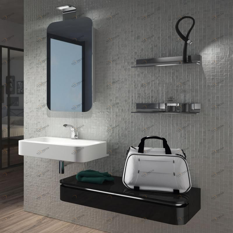 AC13 ACACIA Комплект мебели для ванной комнаты 145х 51х13 см ARDECO Ardeco S. R. L 7985