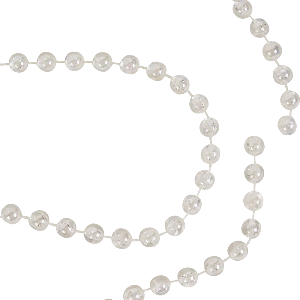Бусы пластиковые белые 1.6 м Santreyd STLM-2172085 - Вид №2