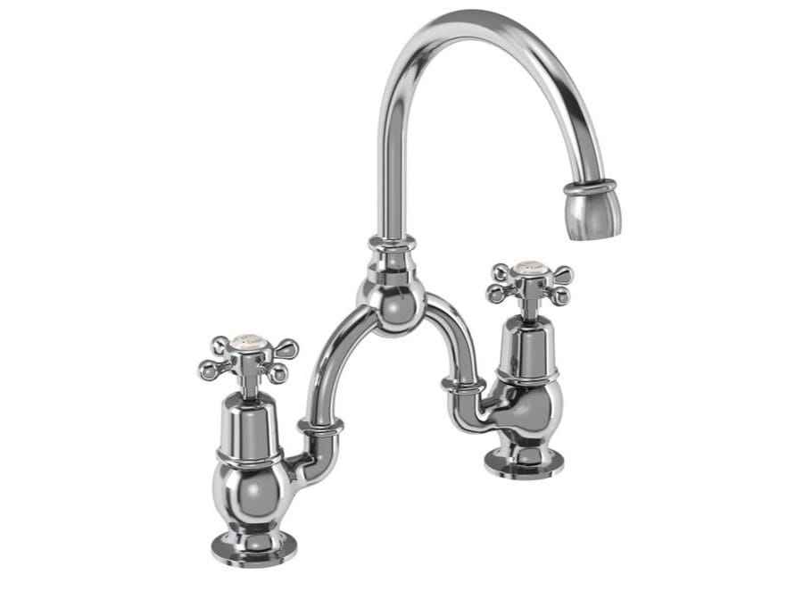 Смеситель для раковины с 2 отверстиями Burlington CLAREMONT ARCH-00062770 - Вид №2