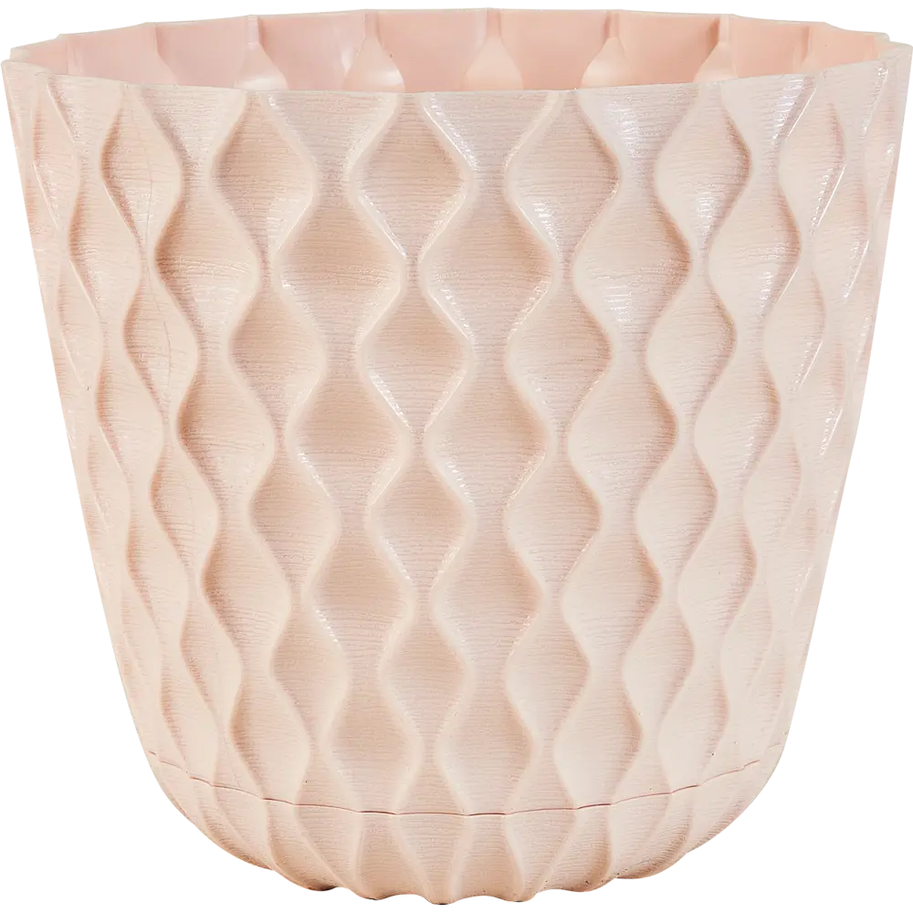 Горшок цветочный Ingreen Wave ø17.5 h16 см v2.5 л пластик английская роза STLM-2016152