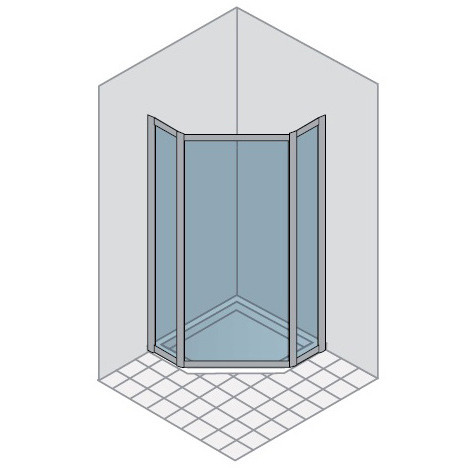 CUFS Quadra collection Душевая кабина DUKA 45233 - Вид №1