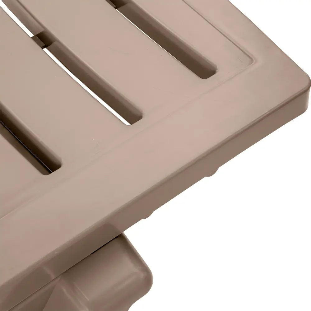 Шезлонг Атлант 184x62x33 см пластик цвет мокко Santreyd STLM-2210200 - Вид №4