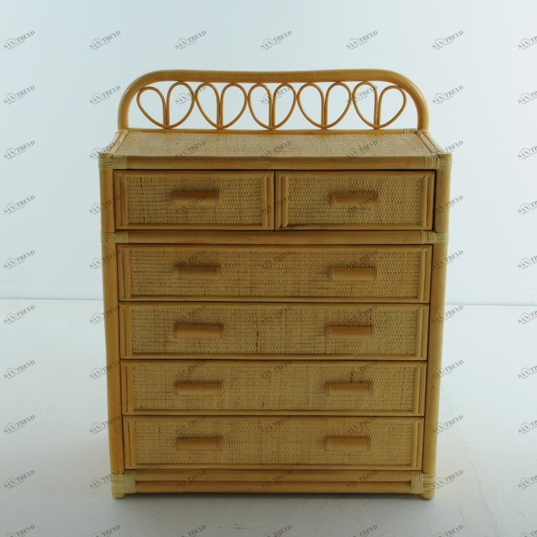 Комод из ротанга бежевый "Мед" 08/06 VINOTTI  00-3885284 Бежевый 