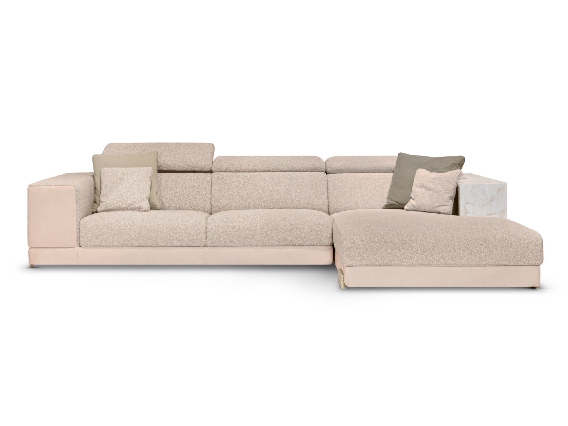 3-местный тканевый диван с полуостровом Formitalia Piera ARCH-00014684