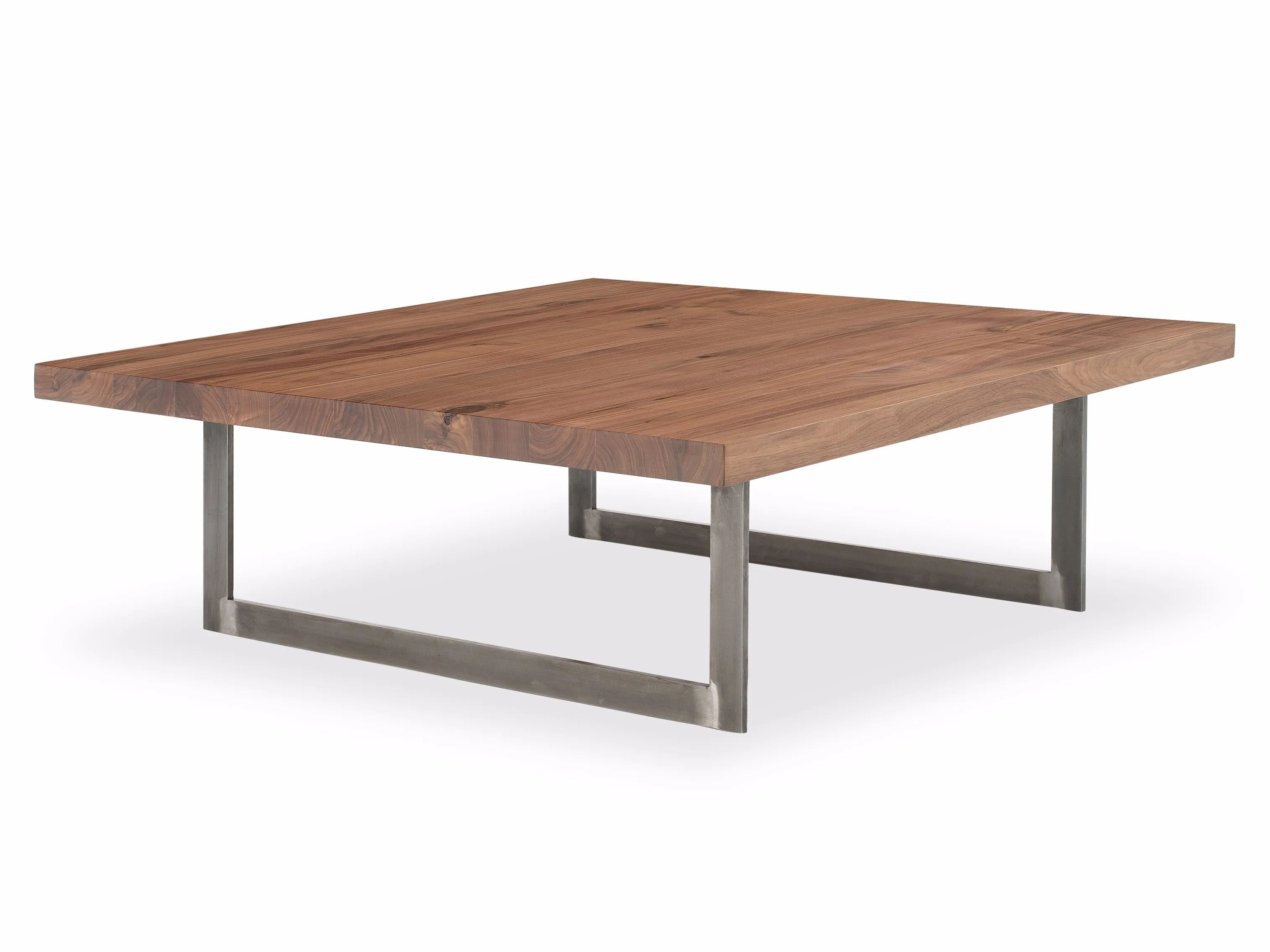 Журнальный столик из массива дерева с железной основой Riva 1920 IRONY ARCH-00037628 - Вид №1