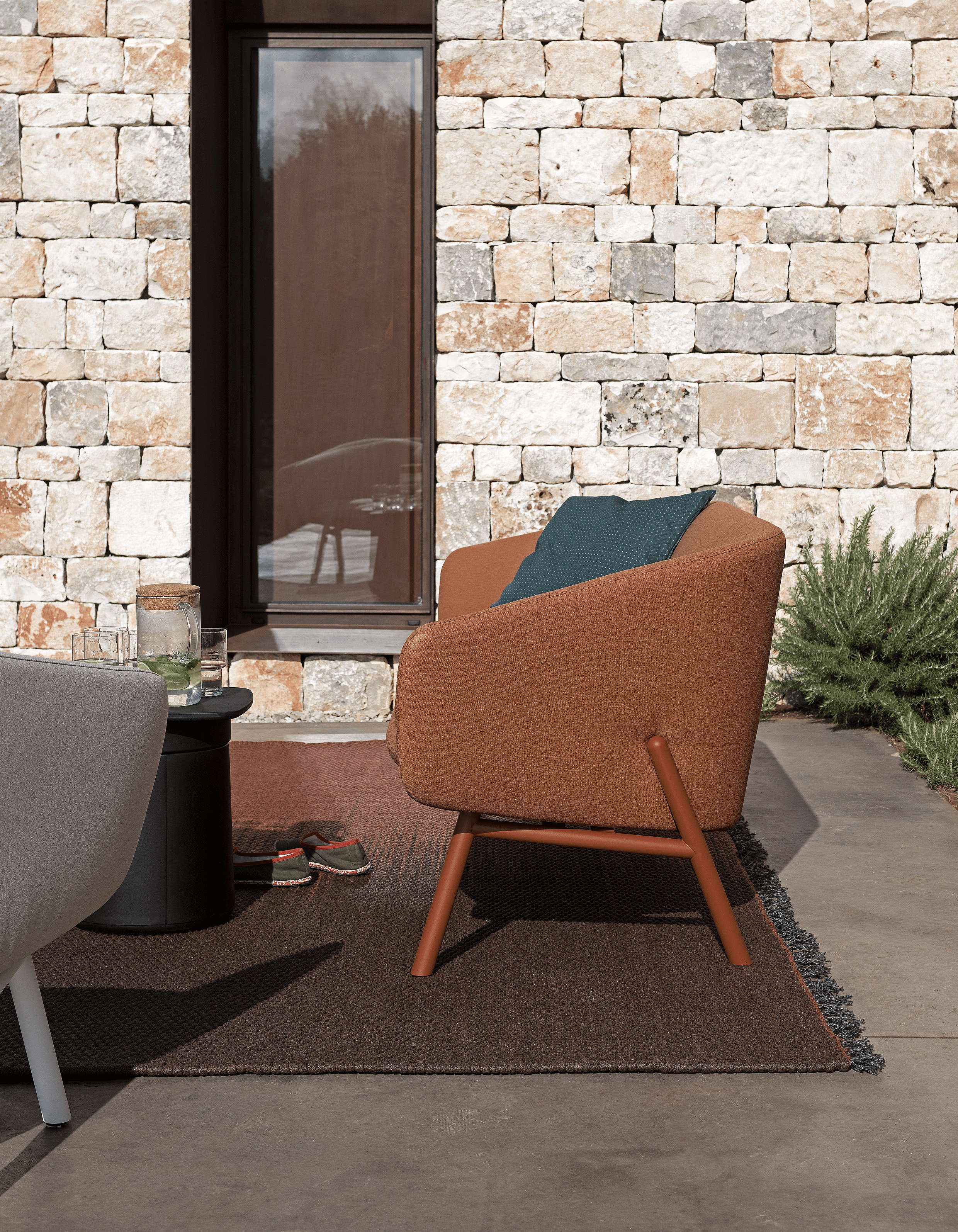 Садовый диван в Sunbrella® Kristalia Tuile ARCH-00013961 - Вид №4