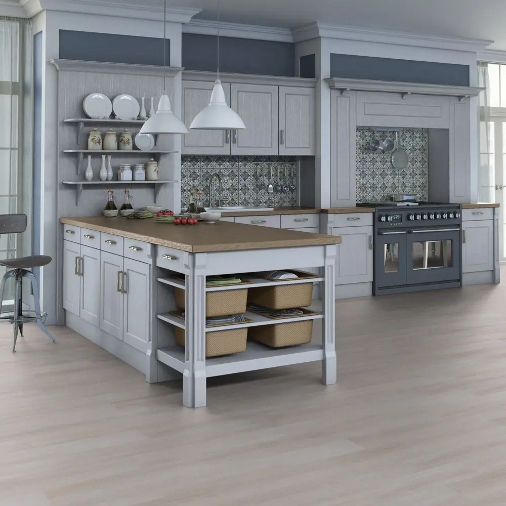 Tarkett Jazz Andy - серая ПВХ плитка под дерево 2.1 мм 82360347 STLM-0025384