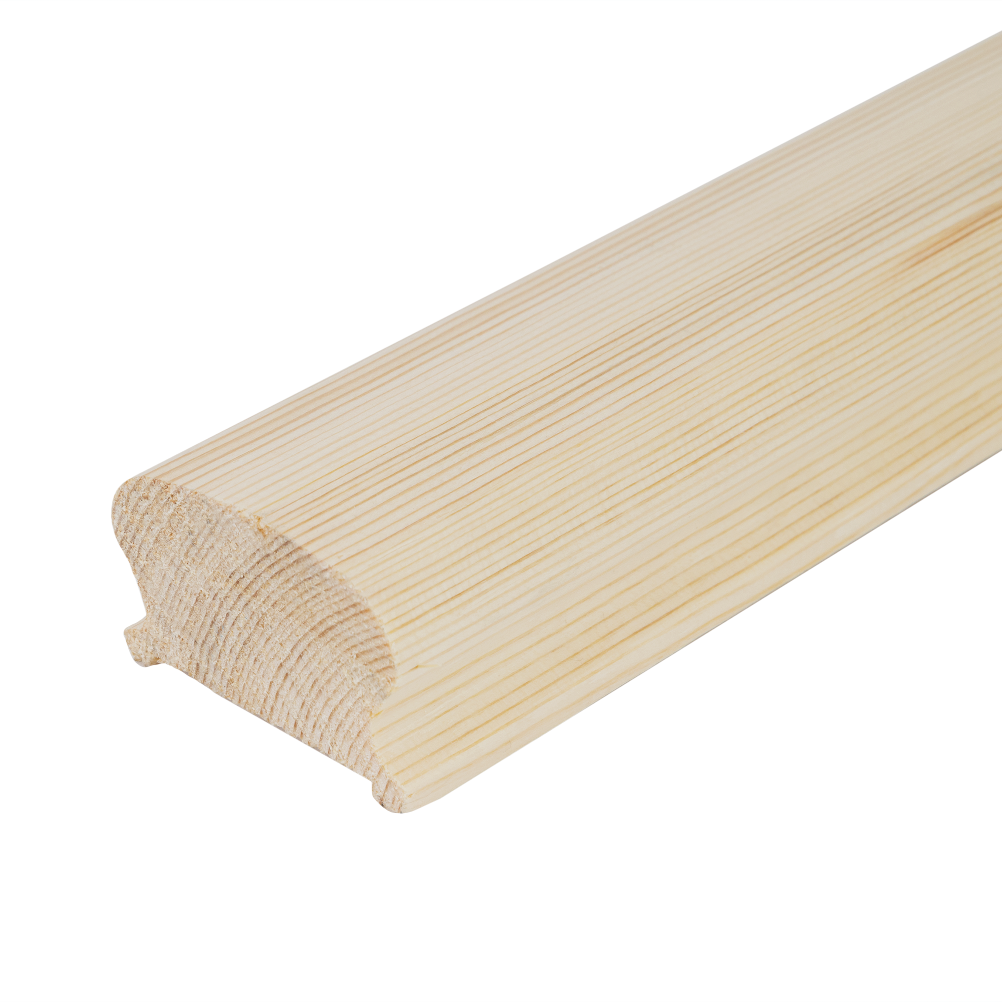 83850942 Поручень фигурный сращенный хвоя сорт Экстра 45х65х3000 мм STLM-0044958 Santreyd