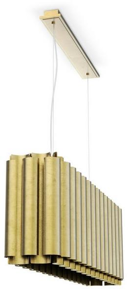 BRABBU Подвесной светильник прямого и отраженного света из латуни Aurum sun-id-1432692 - Вид №2