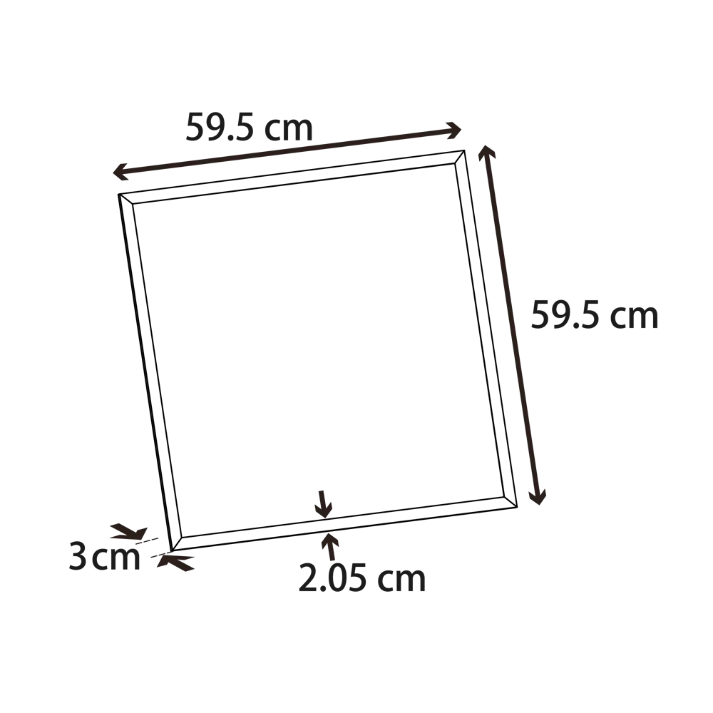 Панель светодиодная 29.5 Вт 595x595 мм 4000 К 3100 лм IP20 Santreyd STLM-2158607 - Вид №4