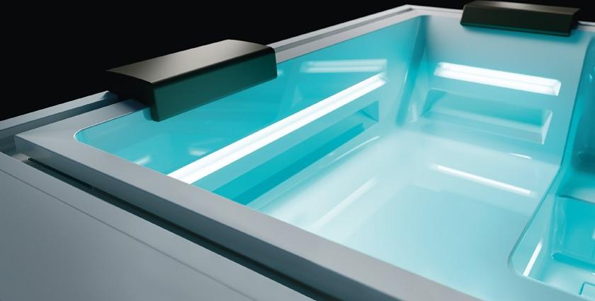 Gruppo Treesse Наземный мини-бассейн с гидромассажем Treesse ghost plus sun-id-1493719 - Вид №3