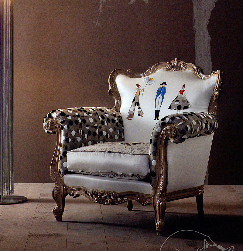 Кресло ALICE CREAZIONI CR/871 02  - Вид №2